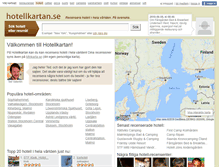 Tablet Screenshot of hotellkartan.se